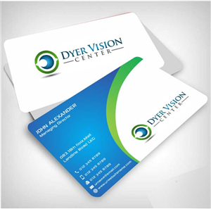 Business Card Design by AwsomeD for Dyer Vision Center | Design: #3701138