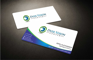 Business Card Design by AwsomeD for Dyer Vision Center | Design: #3701143