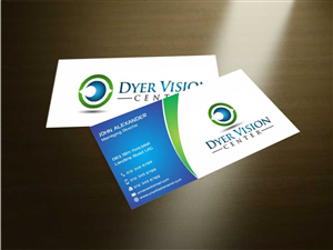 Business Card Design by AwsomeD for Dyer Vision Center | Design: #3701144