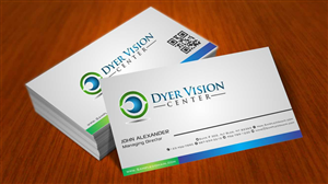 Business Card Design by AwsomeD for Dyer Vision Center | Design: #3701596
