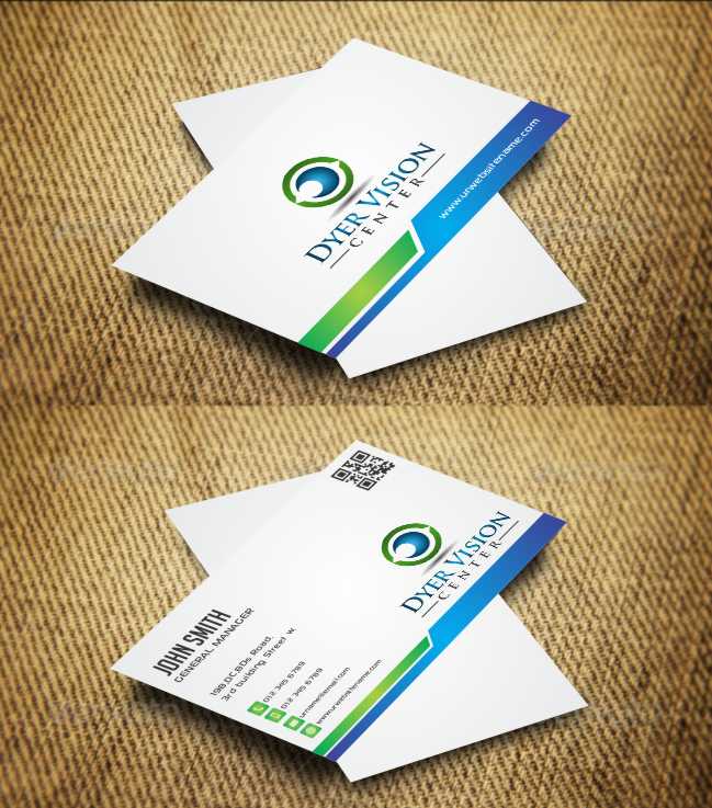Business Card Design by AwsomeD for Dyer Vision Center | Design #3701602