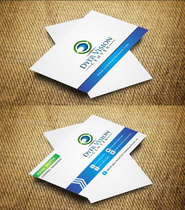 Business Card Design by AwsomeD for Dyer Vision Center | Design #3701604