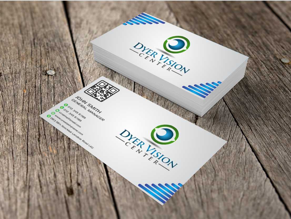 Business Card Design by AwsomeD for Dyer Vision Center | Design #3701605