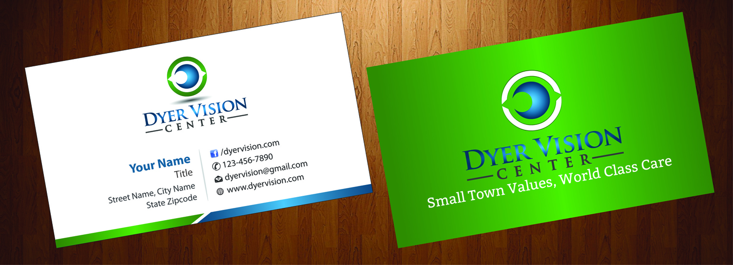 Design de Carte de Visite par harmi_199 pour Dyer Vision Center | Design #3705214