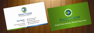 Business Card Design by harmi_199 for Dyer Vision Center | Design: #3705214