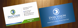 Business Card Design by harmi_199 for Dyer Vision Center | Design: #3705233