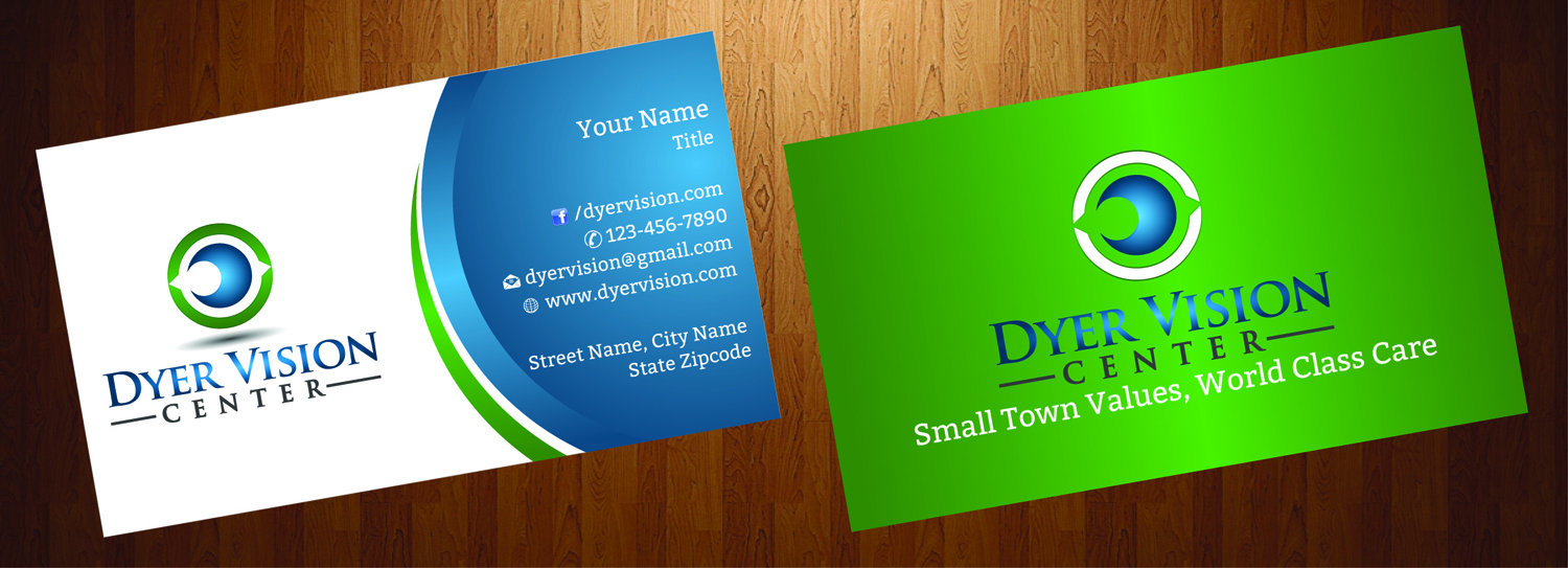 Business Card Design by HarmiDesigning for Dyer Vision Center | Design #3705260