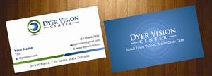 Business Card Design by HarmiDesigning for Dyer Vision Center | Design: #3705275