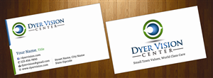 Business Card Design by HarmiDesigning for Dyer Vision Center | Design: #3705295