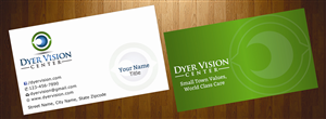Business Card Design by HarmiDesigning for Dyer Vision Center | Design: #3706843