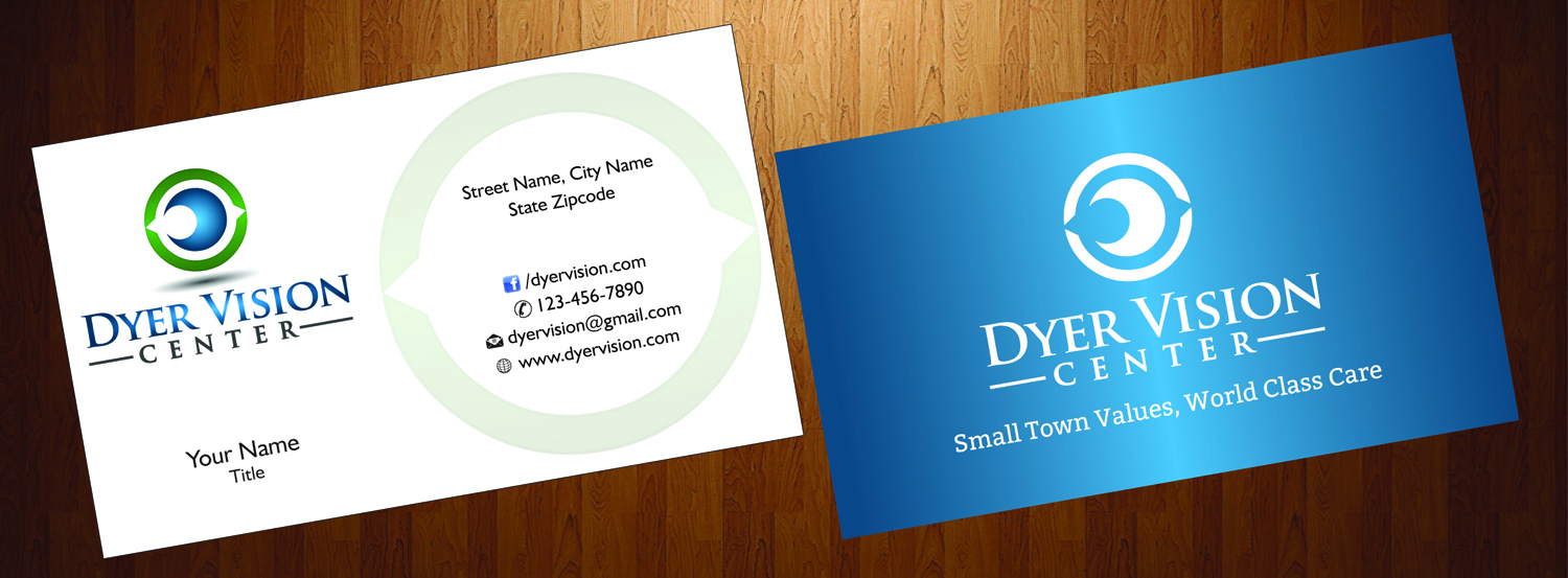 Business Card Design by HarmiDesigning for Dyer Vision Center | Design #3706848