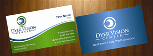 Business Card Design by HarmiDesigning for Dyer Vision Center | Design: #3706870