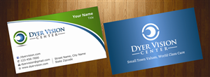 Business Card Design by HarmiDesigning for Dyer Vision Center | Design: #3706873
