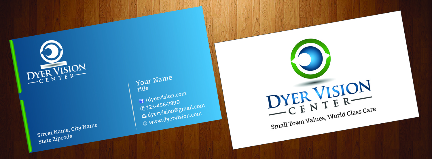 Business Card Design by HarmiDesigning for Dyer Vision Center | Design #3706876