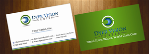 Business Card Design by HarmiDesigning for Dyer Vision Center | Design: #3706887
