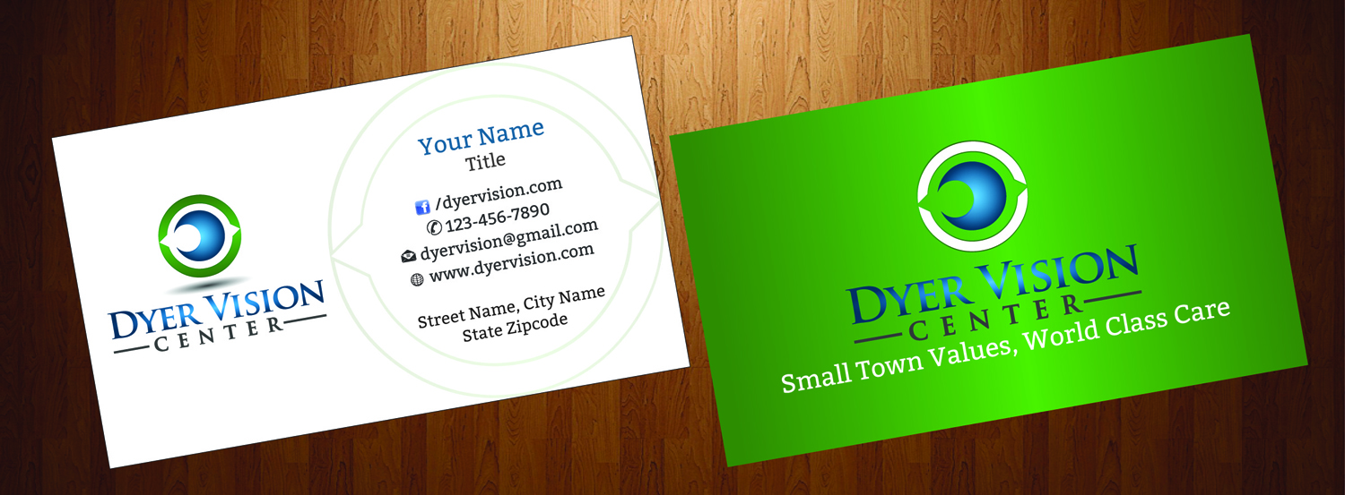 Business Card Design by HarmiDesigning for Dyer Vision Center | Design #3706894