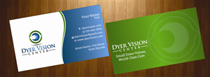 Business Card Design by HarmiDesigning for Dyer Vision Center | Design: #3706906