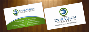 Business Card Design by HarmiDesigning for Dyer Vision Center | Design: #3706917