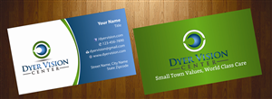 Business Card Design by HarmiDesigning for Dyer Vision Center | Design: #3706934