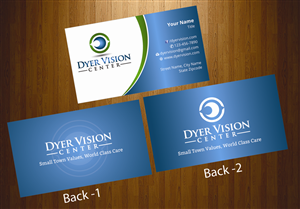 Diseño de Tarjeta de Presentación por harmi_199 para Dyer Vision Center | Diseño: #3713661