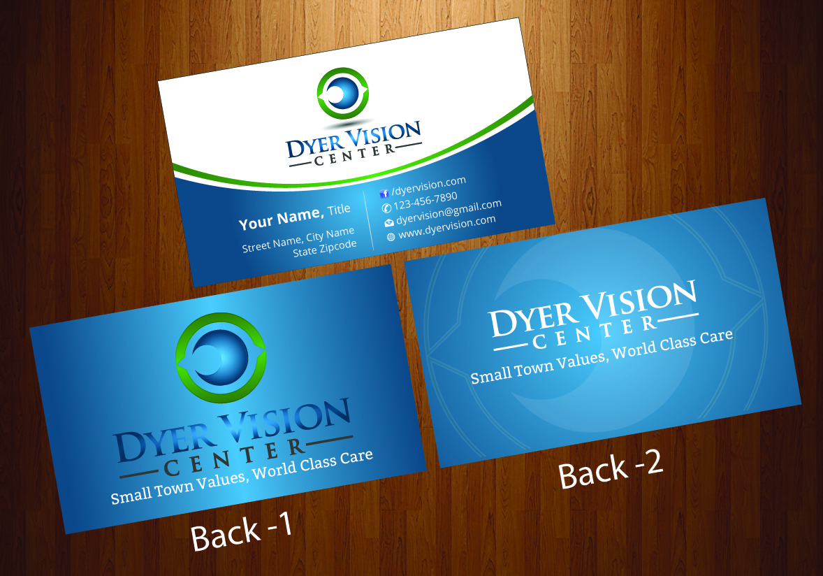 Diseño de Tarjeta de Presentación por harmi_199 para Dyer Vision Center | Diseño #3713676
