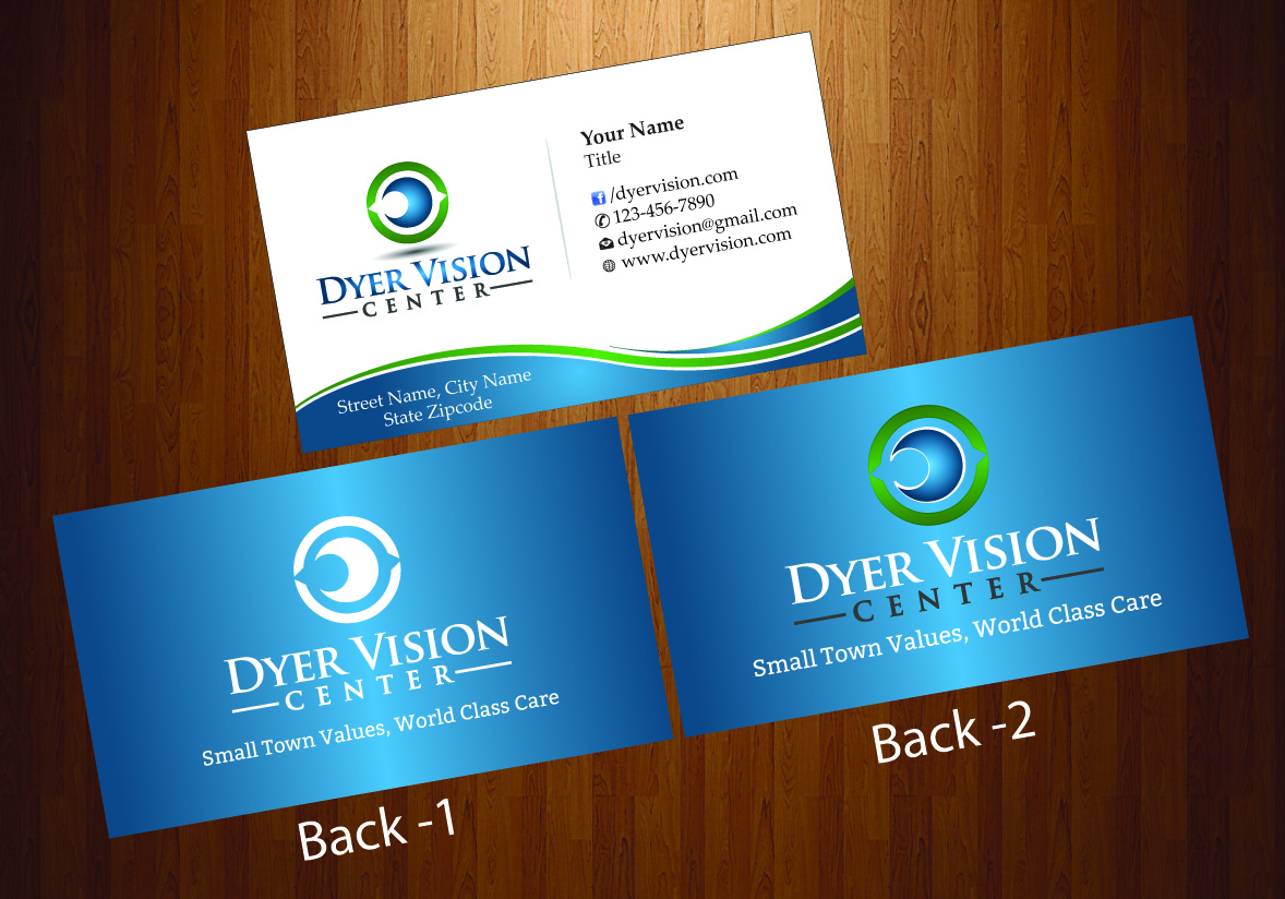 Diseño de Tarjeta de Presentación por harmi_199 para Dyer Vision Center | Diseño #3713682