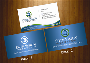 Diseño de Tarjeta de Presentación por harmi_199 para Dyer Vision Center | Diseño: #3713682