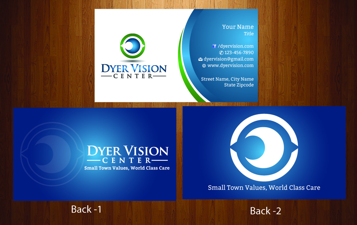 Visitenkarten-Design von harmi_199 für Dyer Vision Center | Design #3728167