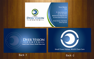 Diseño de Tarjeta de Presentación por harmi_199 para Dyer Vision Center | Diseño: #3728167
