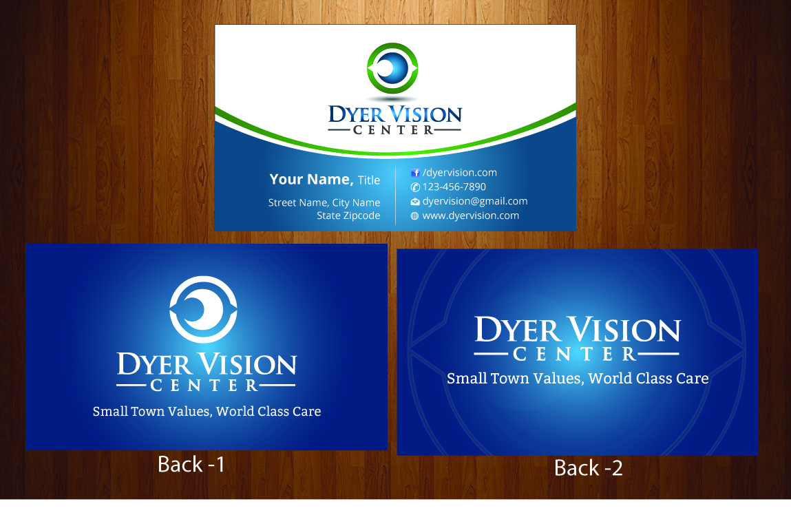 Business Card Design by HarmiDesigning for Dyer Vision Center | Design #3728171