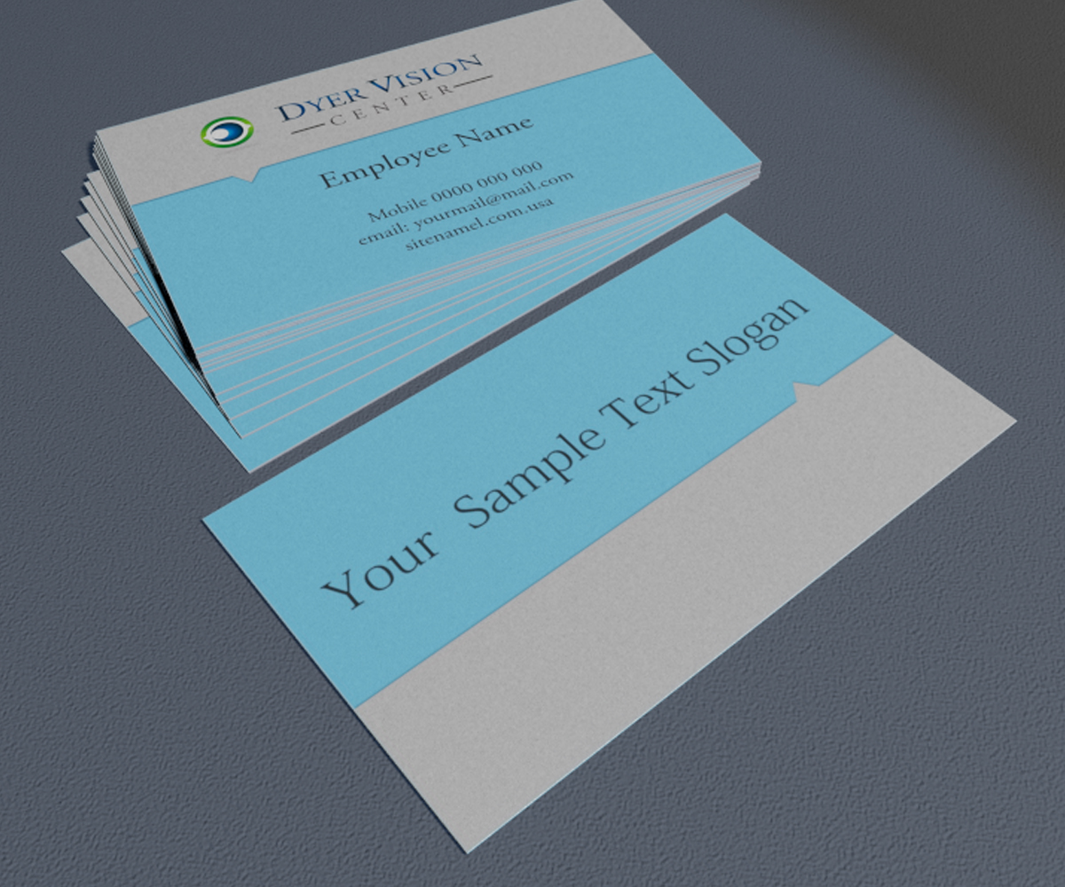 Design de Carte de Visite par Tamriko pour Dyer Vision Center | Design #3696680