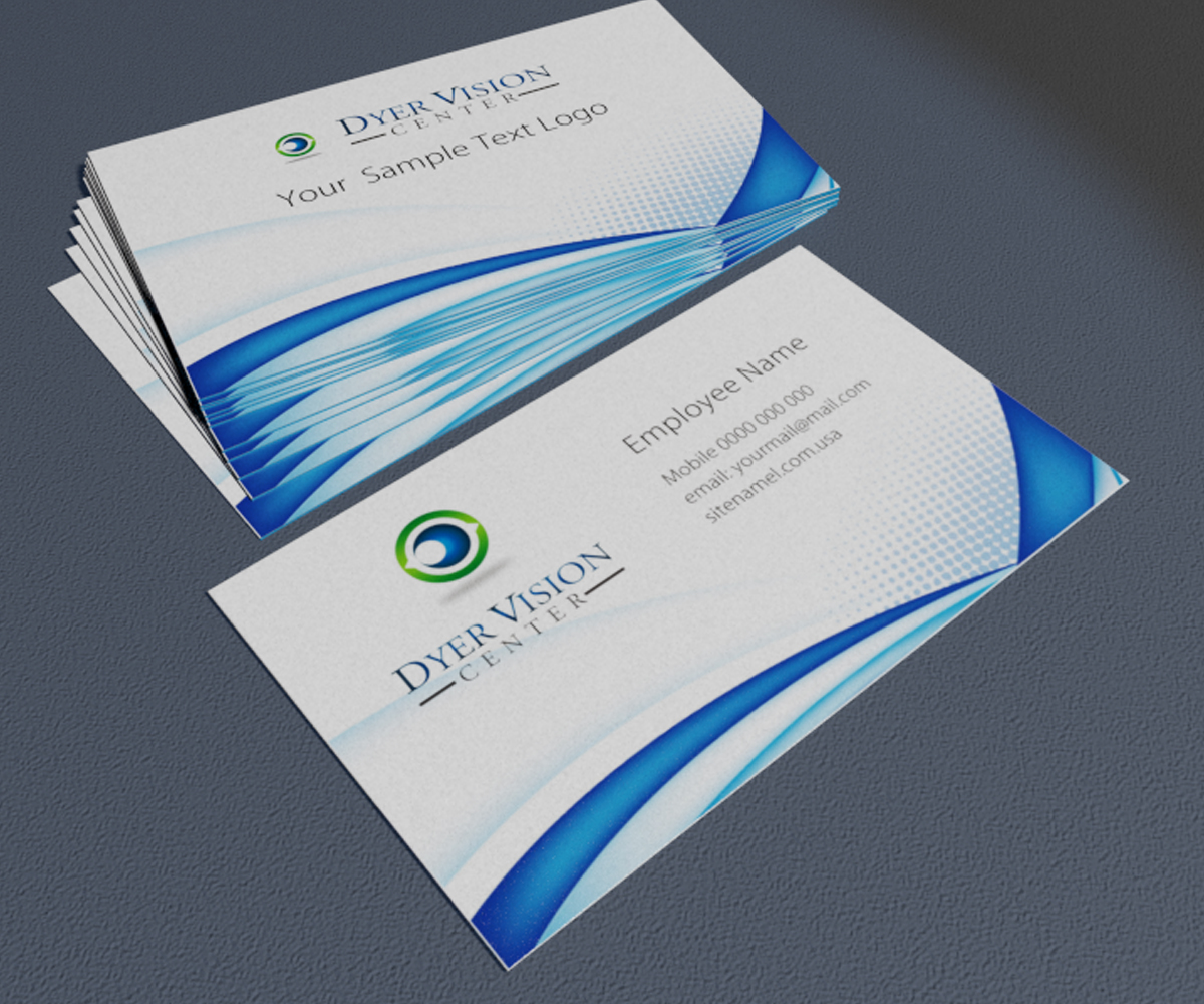 Business Card Design by Tamriko for Dyer Vision Center | Design #3712742