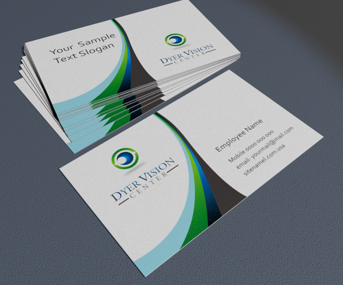Business Card Design by Tamriko for Dyer Vision Center | Design #3712792
