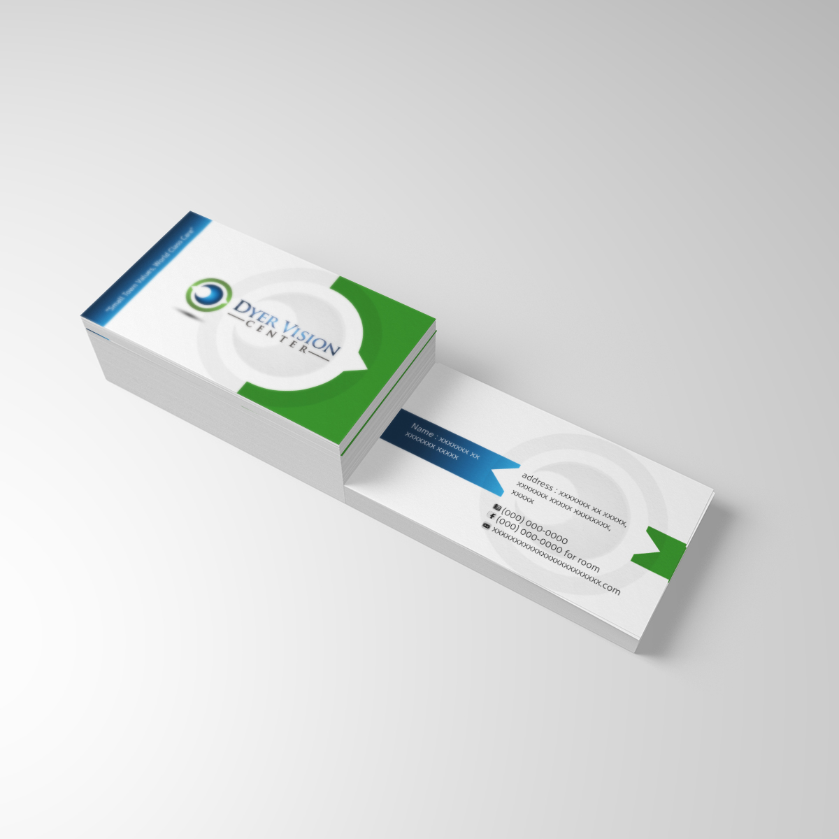 Business Card Design by dkthedon for Dyer Vision Center | Design #3709842