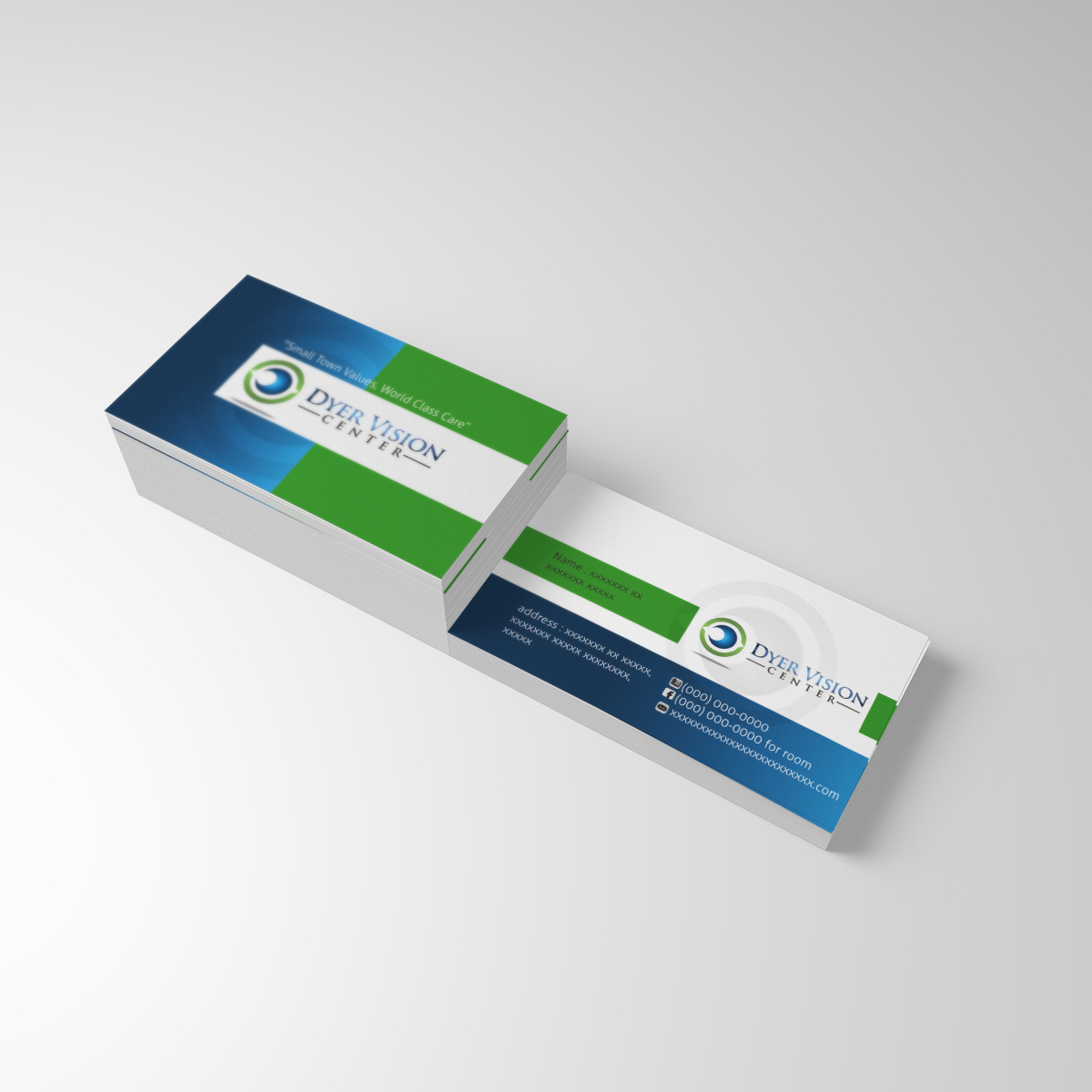 Business Card Design by dkthedon for Dyer Vision Center | Design #3714695