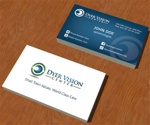 Diseño de Tarjeta de Presentación por Mysterious Design X para Dyer Vision Center | Diseño #3719766
