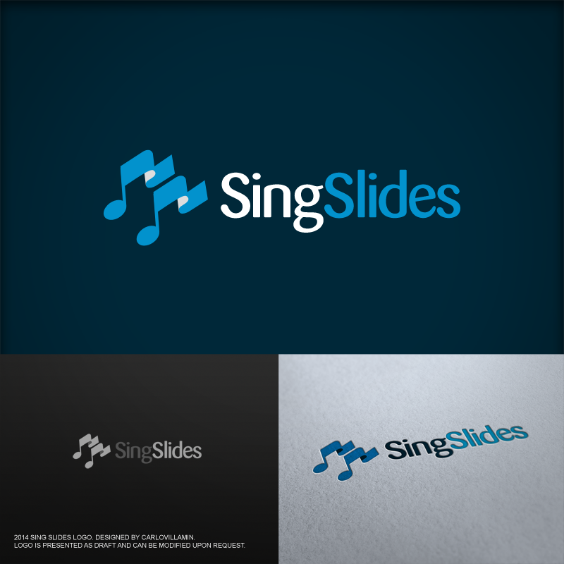 Logo Design by carlomagno for SingSlide Presentations LLC | Design #3710472