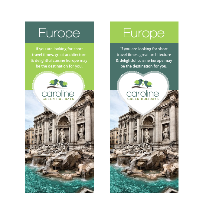 Diseño de Señalética por distantbells para Caroline Green Holidays Ltd. | Diseño #3706708