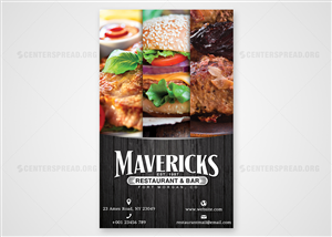 Menu Design by CENTERSPREAD for David Dobbs Enterprises / Menu Designs | Design: #3883472