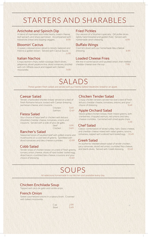 Menu Design by faith.peach for David Dobbs Enterprises / Menu Designs | Design: #3859034