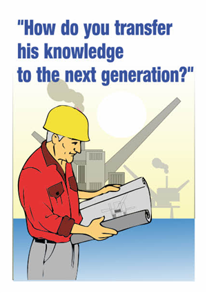 A4 poster for Energy Future - Cartoon Figures | Illustration Design by dv
