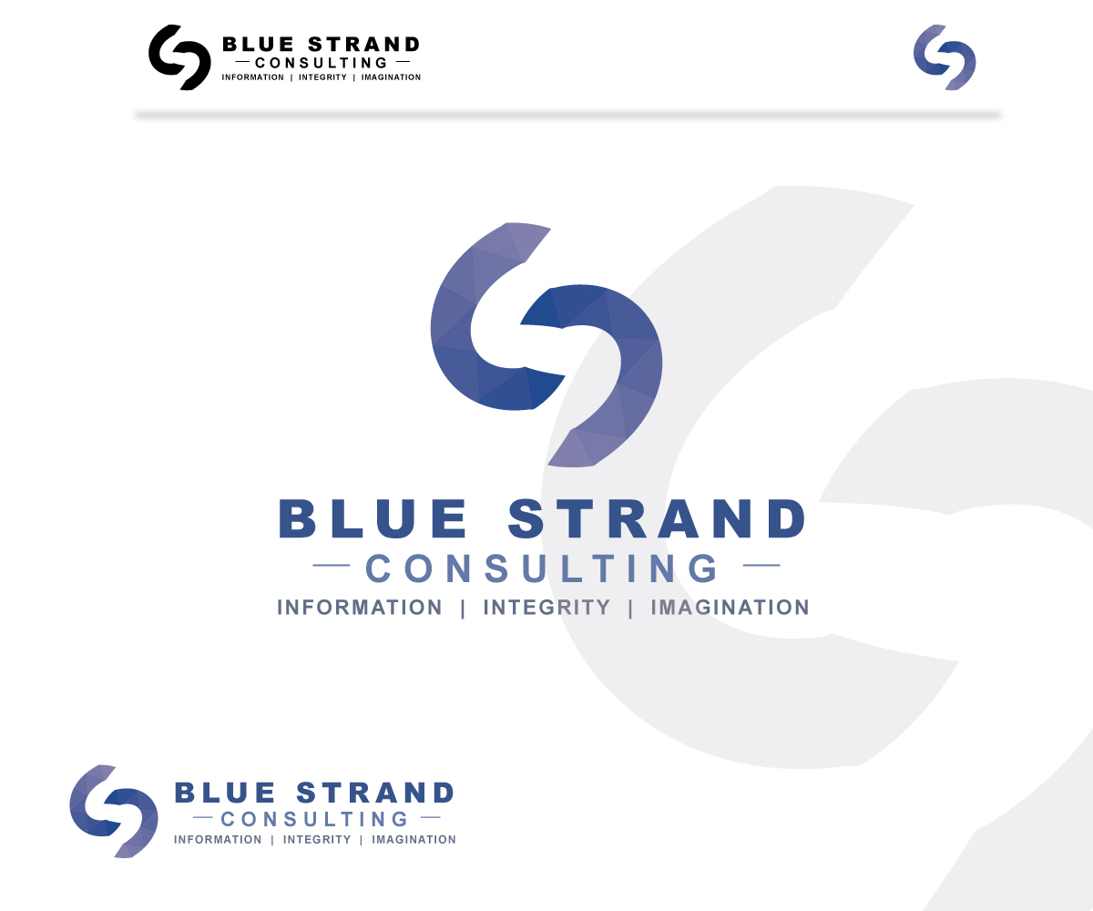 Logo Design by AizerDS for Blue Strand Consulting LLC | Design #3691383