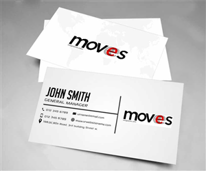 Business Card Design by AwsomeD for MOVES Media Ventures LLC | Design: #3701078