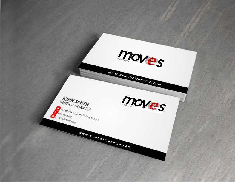 Business Card Design by AwsomeD for MOVES Media Ventures LLC | Design #3701085