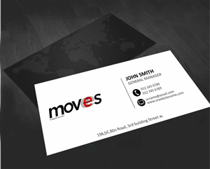 Business Card Design by AwsomeD for MOVES Media Ventures LLC | Design: #3701093