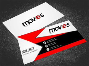 Business Card Design by AwsomeD for MOVES Media Ventures LLC | Design: #3701099