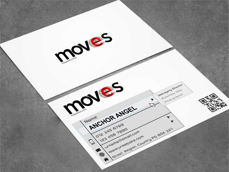 Business Card Design by AwsomeD for MOVES Media Ventures LLC | Design #3701100