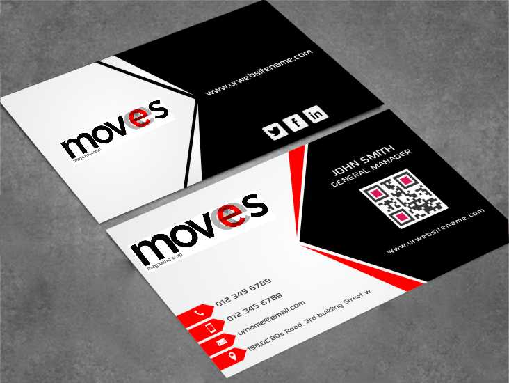Business Card Design by AwsomeD for MOVES Media Ventures LLC | Design #3701102