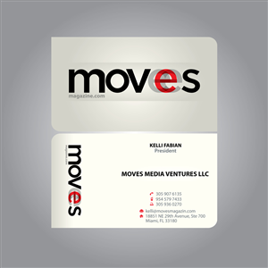 Business Card Design by MTu for MOVES Media Ventures LLC | Design: #3709890