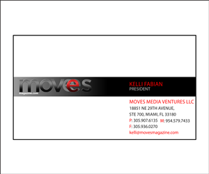 Business Card Design by premnice for MOVES Media Ventures LLC | Design: #3699641